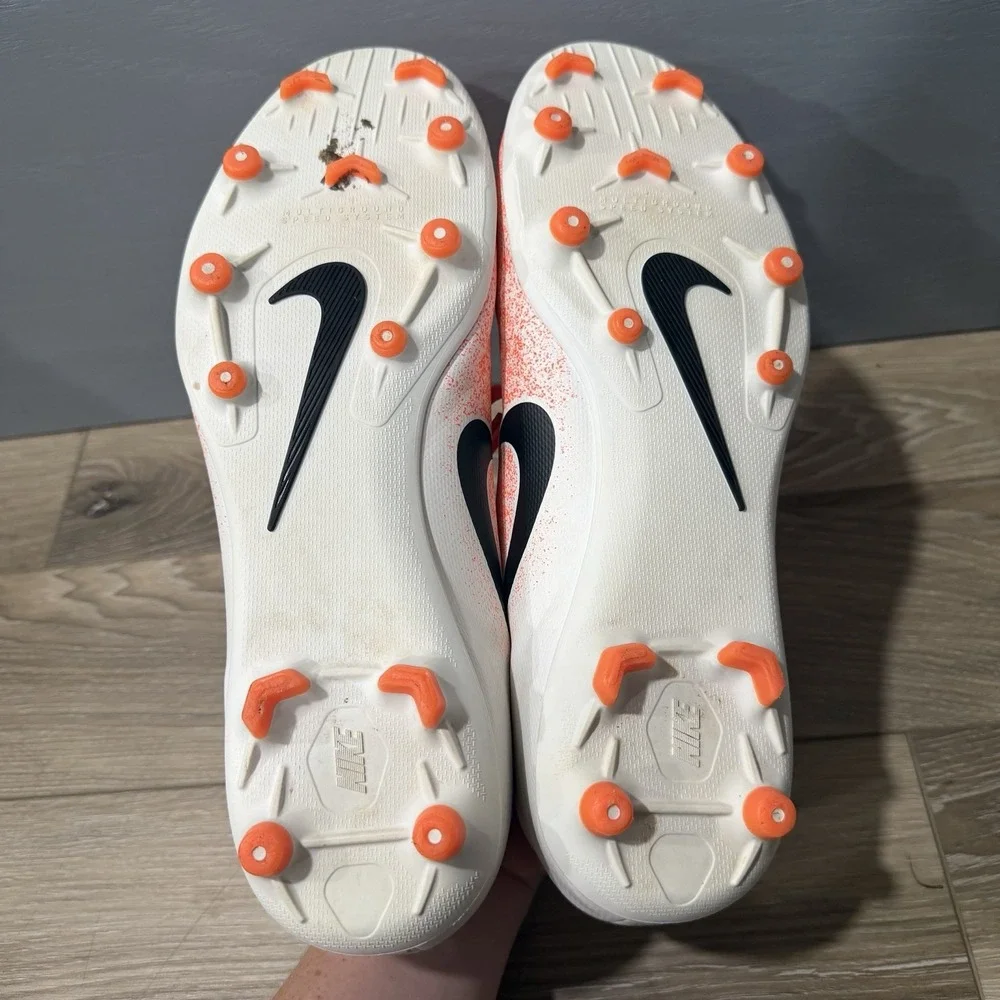 Nike Mercurial Superfly 6 Elite FG Soccer Cleats Orange White AH7365-801 Mens 13